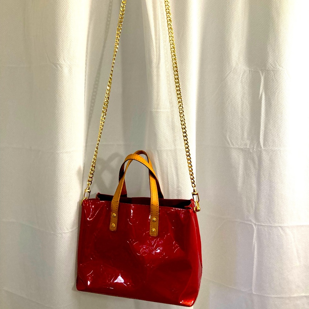 Authentic Louis Vuitton monogram Vernis PM Reade small tote. Cute! - Picture 2 of 16